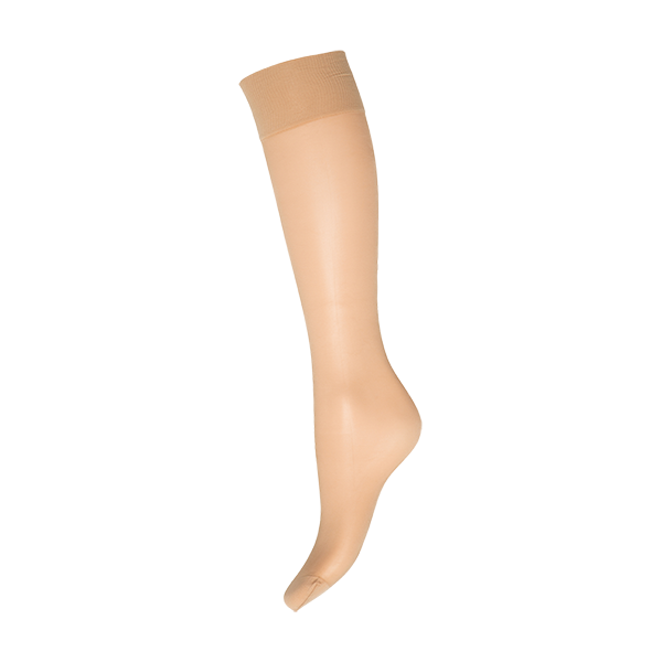 Strømper ‘knee high silk look’ 2-pak